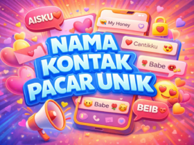 nama kontak pacar unik