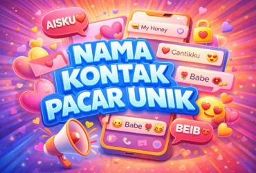 nama kontak pacar unik