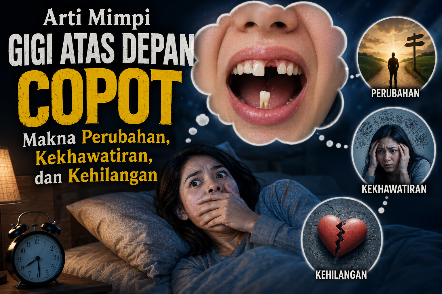 Arti Mimpi Gigi Atas Depan Copot, Makna Perubahan, Kekhawatiran, dan Kehilangan